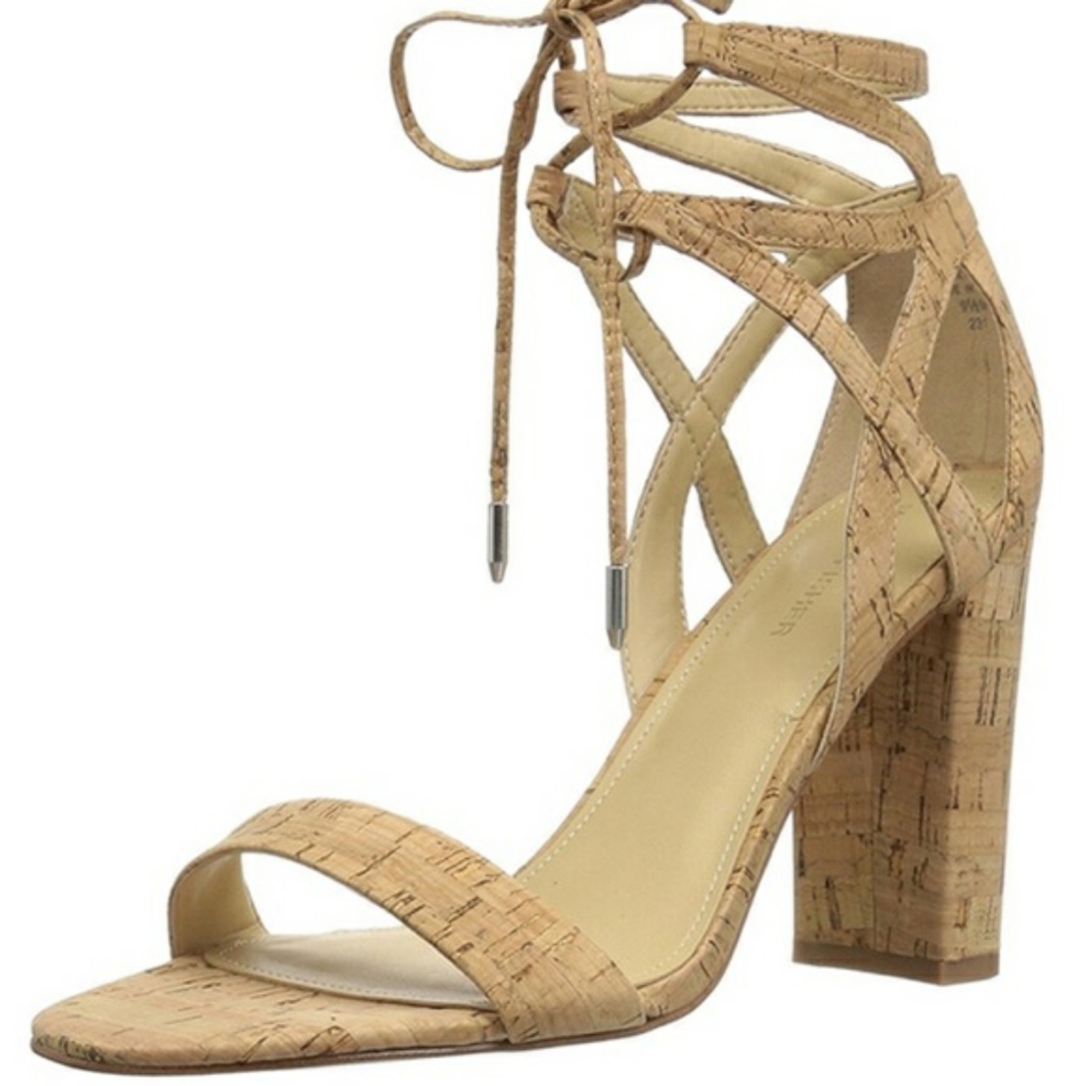 MARC FISHER | Cork Lace Up Heels